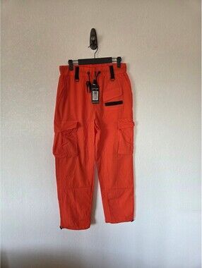 American Stitch Utility Jogger Pants Orange Size M